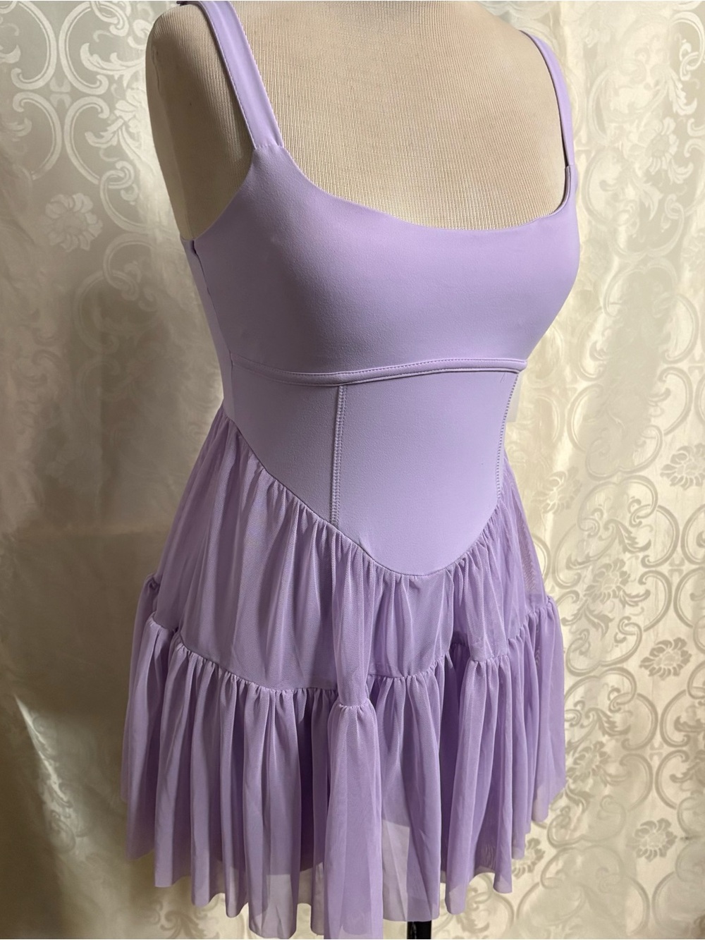 NWT- Derek Geart corset pirouette mini athletic  dress with skirts size m - Picture 10 of 16
